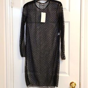 Zara mesh see-through dress NEW